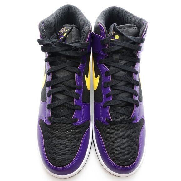 Nike Dunk High Premium EMB Lakers Black Purple Mens Size 11.5 DH0642-001 main image 4